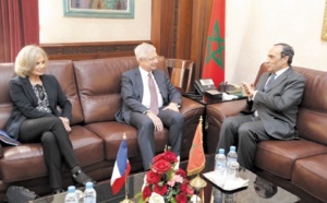 Claude Bartolone reçu à Rabat par Habib El Malki et Saâd Eddine El Othmani