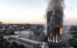 Au moins six morts et de nombreux disparus dans l'incendie d'une tour HLM à Londres