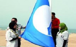 Le Pavillon bleu flotte sur la plage d’Agadir