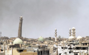 Destruction de la mosquée Al-Nouri de Mossoul