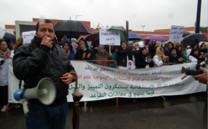 Sit-in du personnel du CHU Ibn Rochd à Casablanca