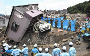 Au moins 155 morts dans   des intempéries au Japon