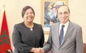 Habib El Malki reçoit la ministre des Affaires étrangères de Sao Tomé-et-Principe