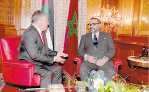 S.M Mohammed VI s’entretient en tête à tête avec le Souverain hachémite