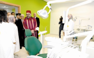 S.M le Roi inaugure le Centre régional des soins bucco-dentaires de Rabat