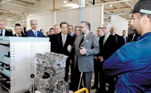 S.M le Roi préside la cérémonie d'inauguration de l'écosystème du Groupe PSA au Maroc