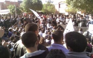 Infrastructures défaillantes au lycée Aboul Kacim  : Les élèves manifestent devant la délégation du MEN à Khénifra