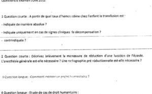 Pour un sujet d’examen sur la Palestine qui fâche : Les blouses blanches françaises en émoi