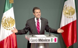 Enrique Pena Nieto,  nouveau président du Mexique