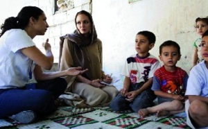 People : Angelina Jolie aux côtés des réfugiés syriens