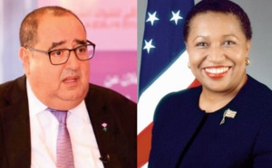 Conférence de presse de Driss Lachguar et Carol Moseley Braun, hôte de marque du Maroc et de l’USFP