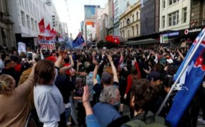 Manifestations anti-restrictions de l'Europe à l'Australie