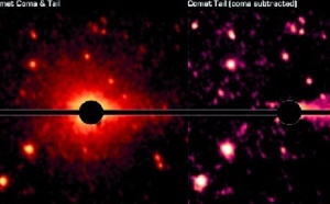 Découverte d'un astéroïde avec des queues de comètes
