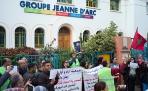 Nouveau sit-in de protestation de l’Association des parents d’élèves de Jeanne d’Arc