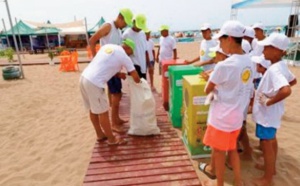 La plage de Bouznika hisse le Pavillon Bleu pour la 16ème année consécutive
