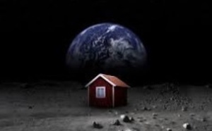 Un artiste veut envoyer une petite maison rouge sur la Lune