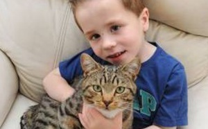 Insolite : Un enfant  sauvé par  son chat