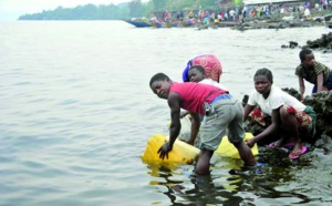 Au bord du lac Kivu, la ville de Goma veut de l’eau