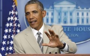 Le costume couleur sable d'Obama enflamme les réseaux sociaux