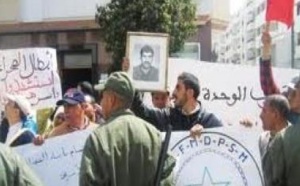 ​Sit-in à Rabat contre les violations des droits de l'Homme par le Polisario