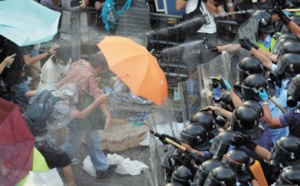 ​La Révolution des parapluies  à Hong Kong perd de sa détermination