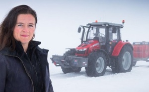 Insolite : ​Pôle Sud en tracteur