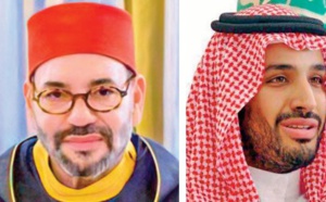 SM le Roi félicite le Prince héritier d'Arabie Saoudite à l’occasion de la fête nationale de son pays