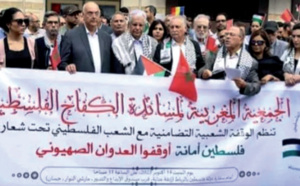 Les voix se lèvent à Rabat contre les attaques israéliennes à Gaza