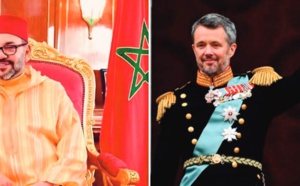 SM le Roi Mohammed VI félicite le Roi Frédérik X à l'occasion de sa proclamation Souverain du Danemark