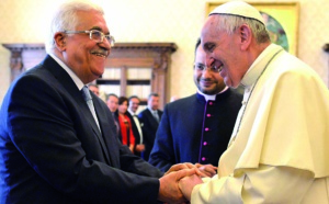 Mahmoud Abbas reçu  au Vatican par le pape François