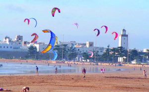 Le “Pavillon bleu” hissé  sur la plage d’Essaouira