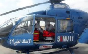 Evacuation par hélicoptère médicalisé d’un prématuré de Guelmim vers le CHU de Marrakech