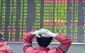 La rechute des bourses chinoises ravive les craintes d'une nouvelle dépréciation du yuan