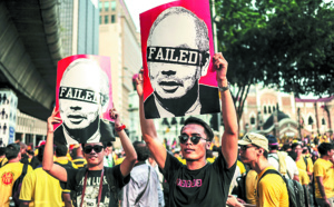 Manifestations massives à Kuala Lumpur  pour la démission du Premier ministre malaisien