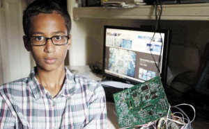 Ahmed, 14 ans, arrêté au Texas pour une horloge bricolée à la maison