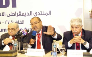 Driss Lachguar au Forum social-démocrate arabe au Caire:  « Il est temps d’adopter un discours rationnel relatant l’unité des rangs arabes dans le cadre de la légalité internationale, comme seule issue à la question palestinienne »