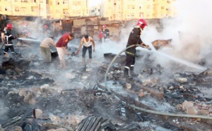 Un incendie ravage plus de 36 baraques dans un souk populaire à Sidi Moumen