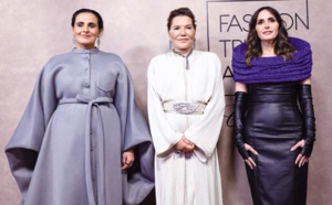 SAR la Princesse Lalla Hasnaa et S.E. Sheikha Al Mayassa Bint Hamad Al Thani président à Marrakech le dîner de gala de la “Fashion Trust Arabia”