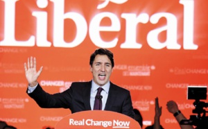 Ecrasante victoire du Parti libéral de Justin Trudeau aux législatives du Canada