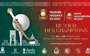 Dates arrêtées pour la 49ème édition du Trophée Hassan II et la 28ème Coupe Lalla Meryem de golf