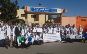 Marche et sit-in devant la délégation du MEN de Khouribga