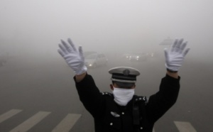 Première "alerte rouge" à la pollution à Pékin