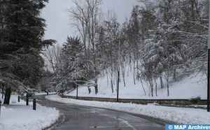 Fortes pluies et chutes de neige jusqu’à samedi dans plusieurs provinces du Royaume