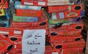 Destruction de produits alimentaires impropres à la consommation à Fès-Meknès