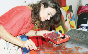 Mounia Boutaleb : Un tableau doit  représenter une  émotion née de  la vie