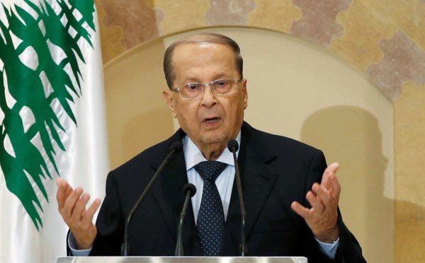 Michel Aoun devient  président du Liban