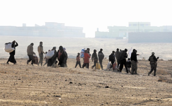 Les civils de l'ouest de Mossoul confrontés à un risque extrême