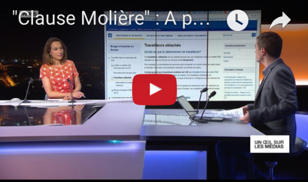 Un œil sur les médias: "Clause Molière" , à prendre au pied de la lettre ?