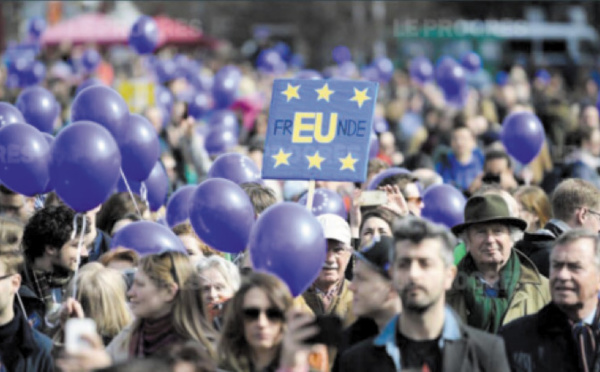 L'Europe fête dans la rue les 60 ans du Traité de Rome