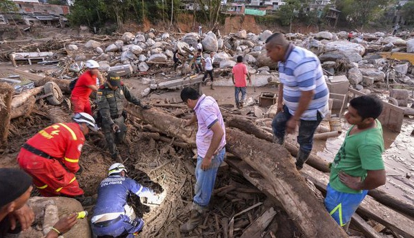 La Colombie en deuil, plus de  200 morts dans une coulée de boue